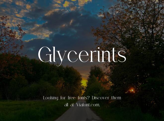 Glycerints Font