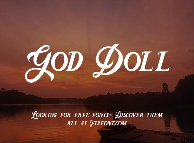 God Doll Font