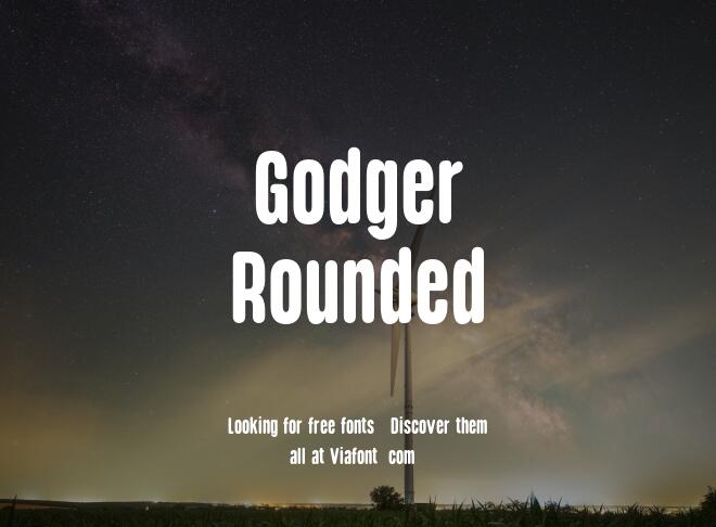 Godger Rounded Font