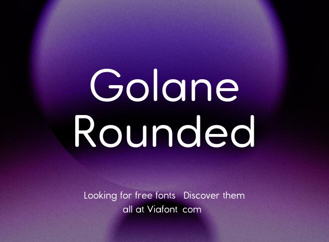 Golane Rounded Font