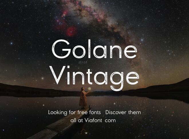 Golane Vintage Font