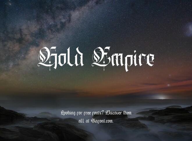 Gold Empire Font