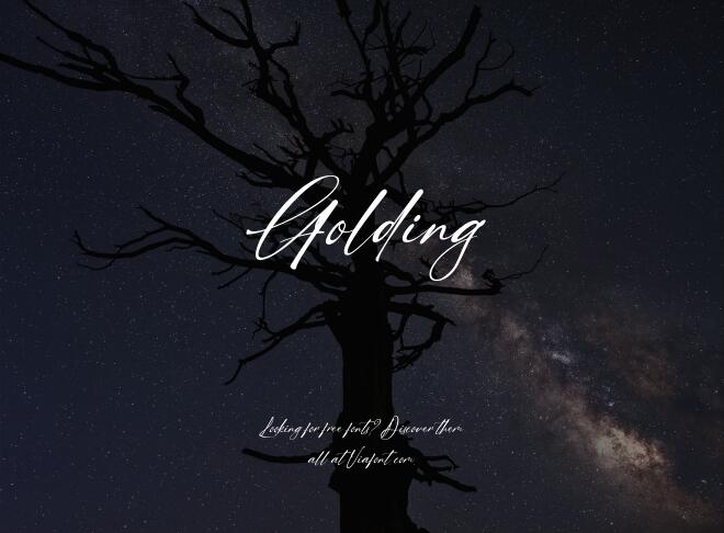 Golding Font