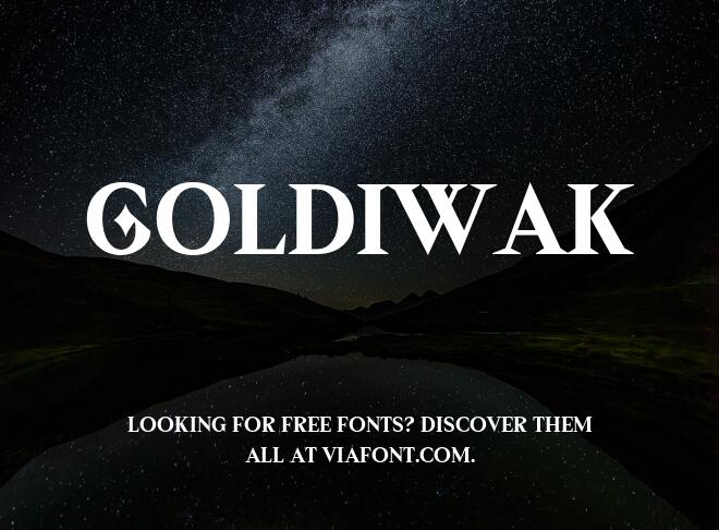 Goldiwak Font