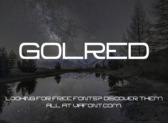 Golred Font