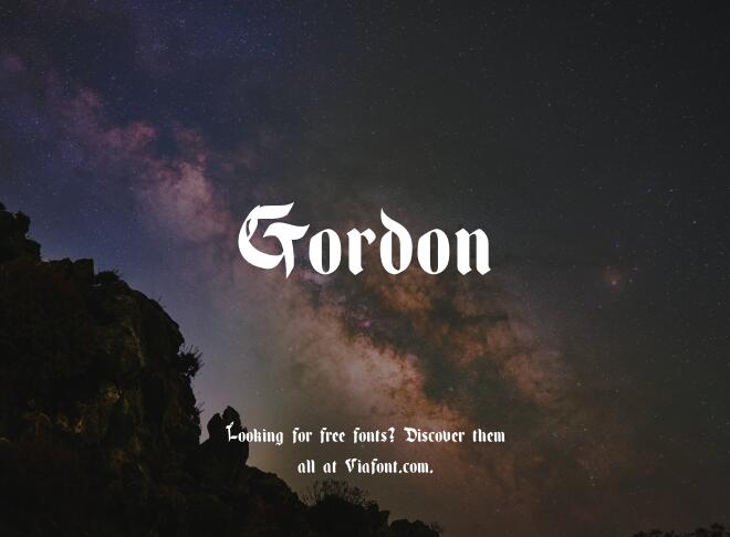 Gordon Font