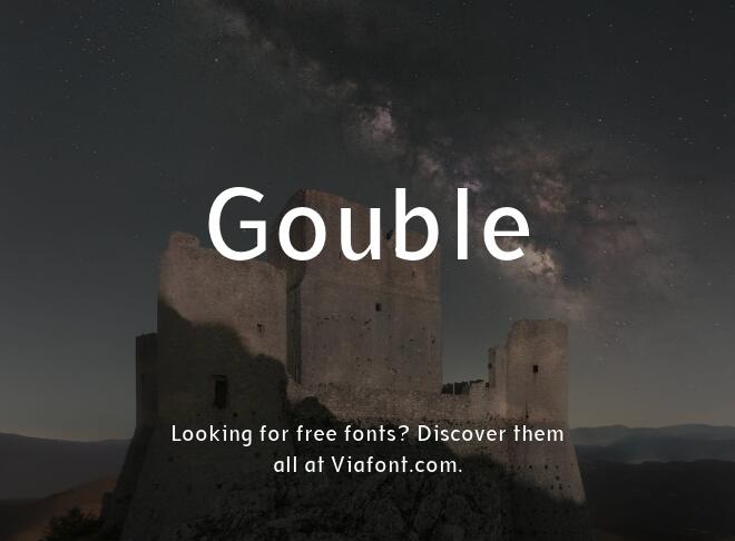 Gouble Font