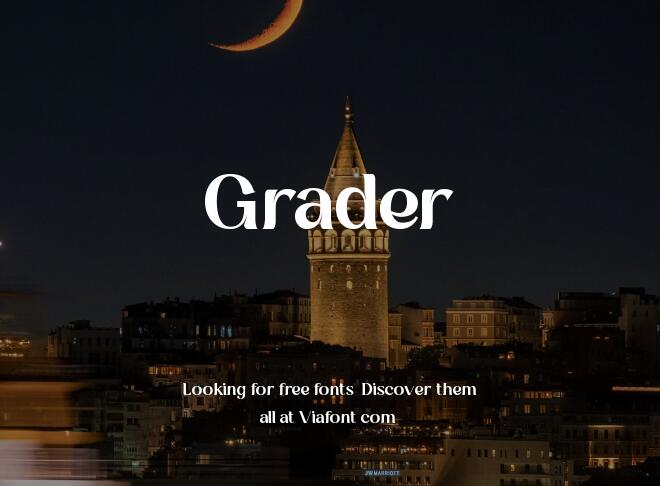 Grader Font