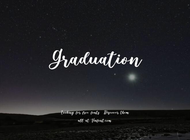 Graduation Font