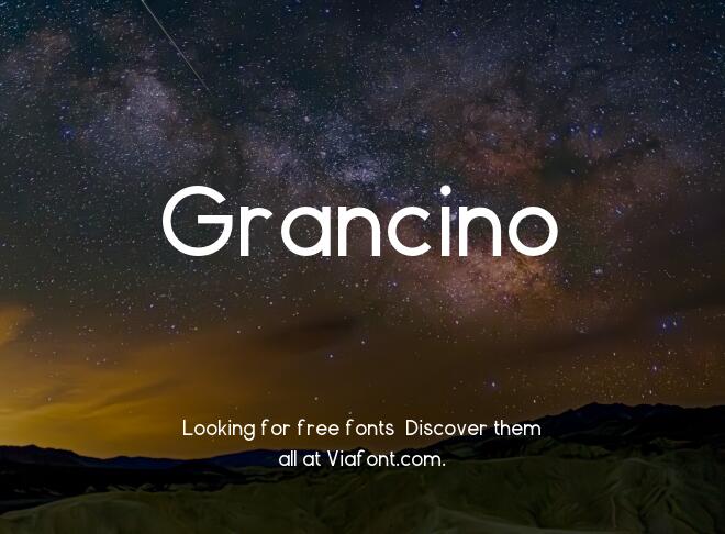 Grancino Font