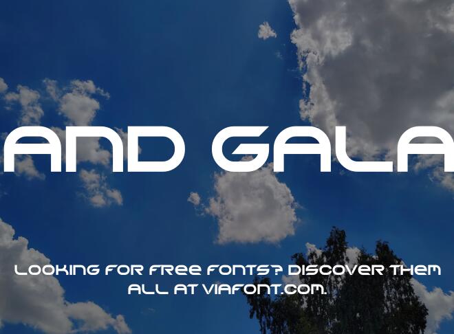 Grand Galaxy Font