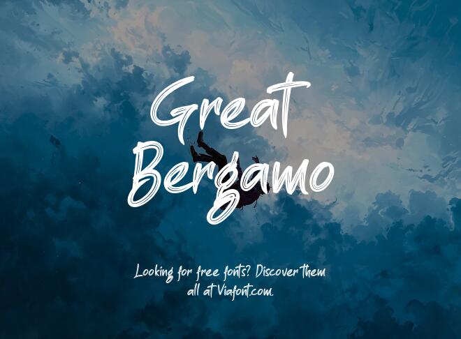 Great Bergamo Font