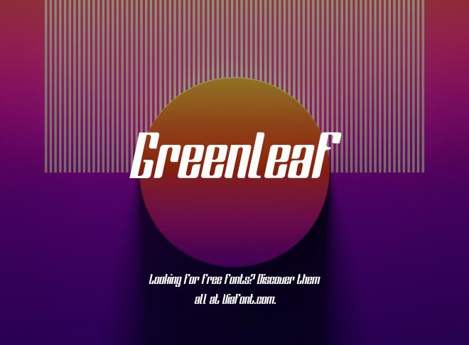 Greenleaf Font