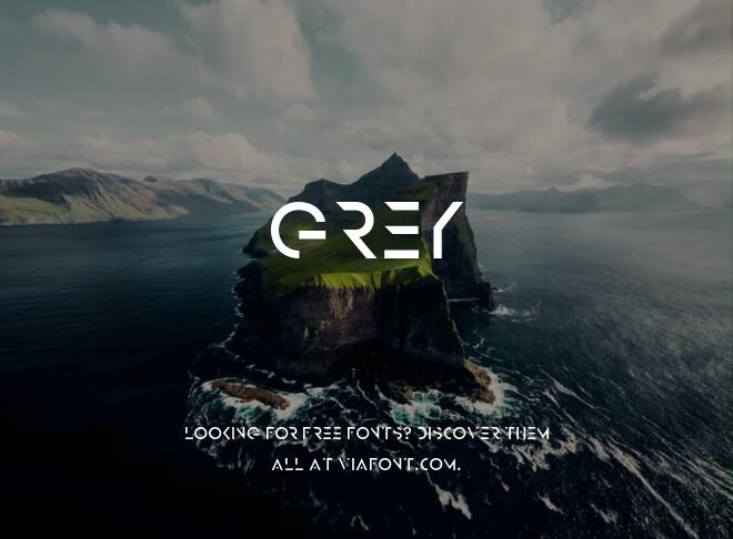 Grey Font