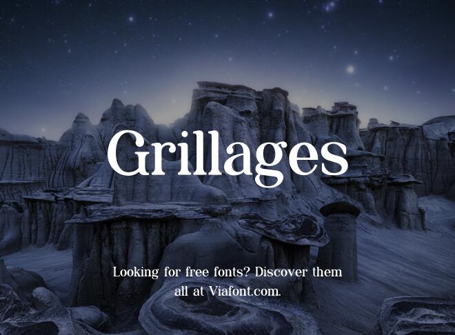 Grillages Font