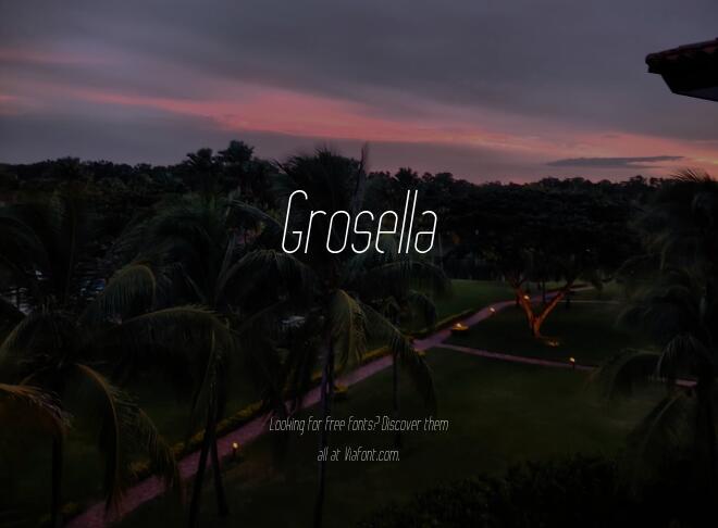 Grosella Font