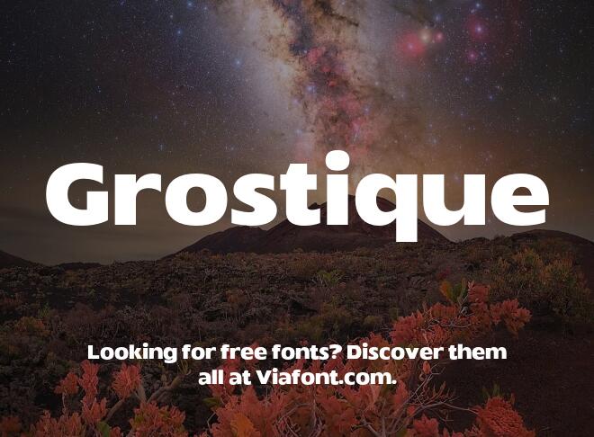 Grostique Font