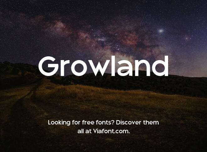 Growland Font