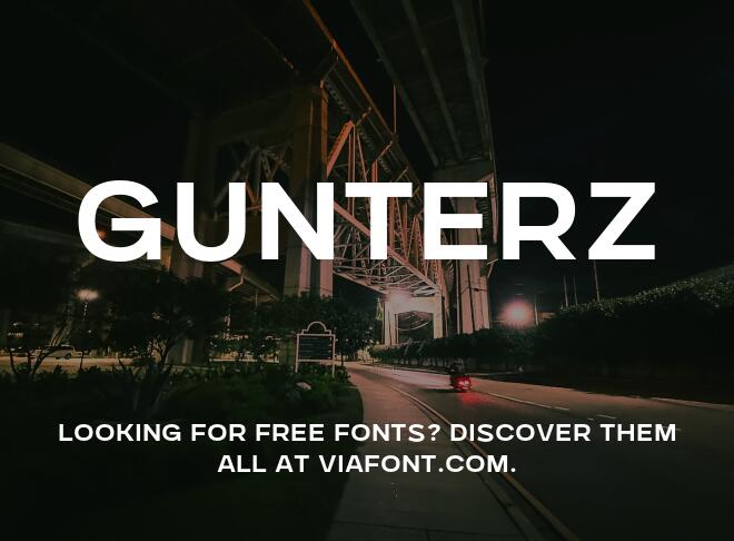 Gunterz Font