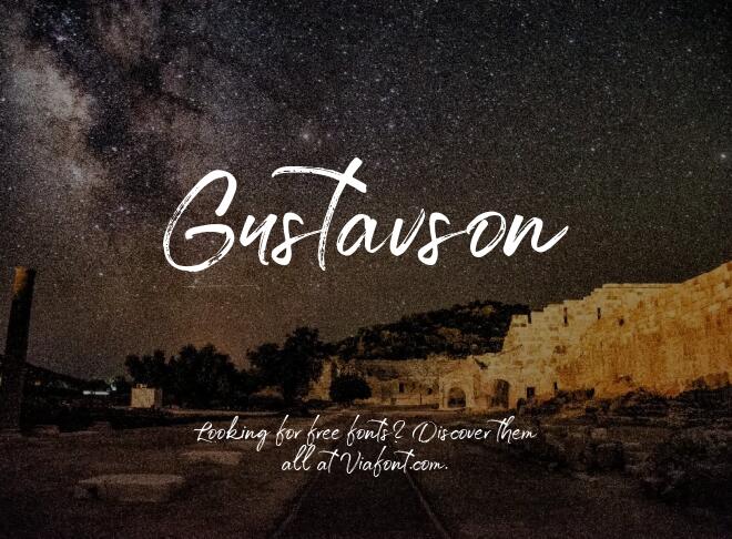 Gustavson Font