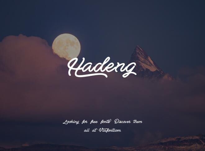 Hadeng Font