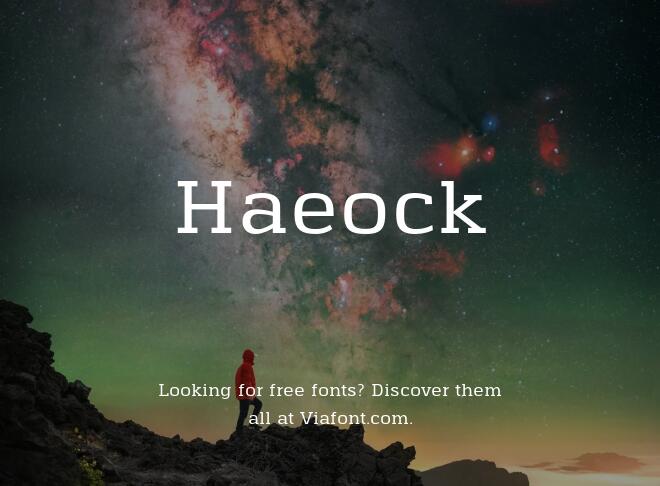 Haeock Font
