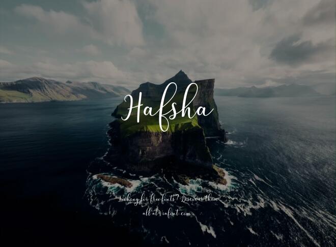 Hafsha Font