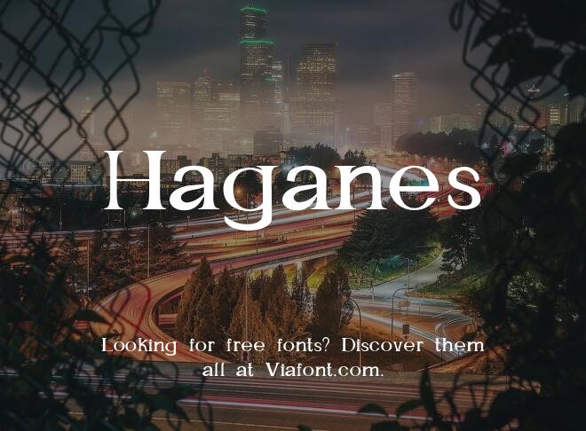 Haganes Font