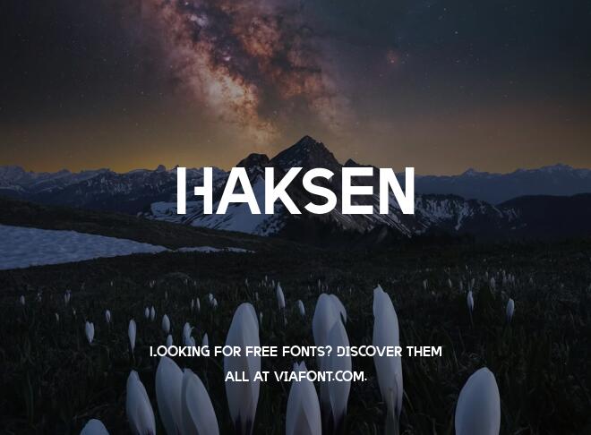 Haksen Font