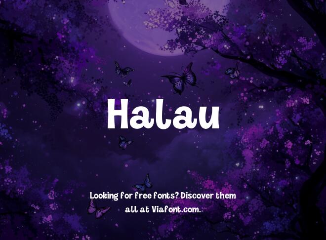 Halau Font
