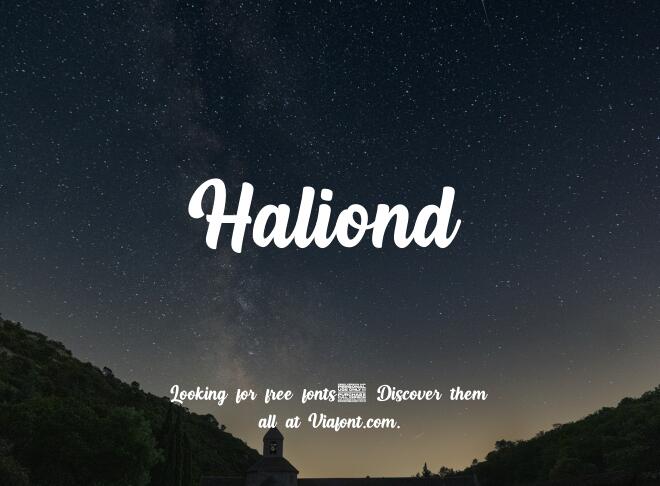 Haliond Font