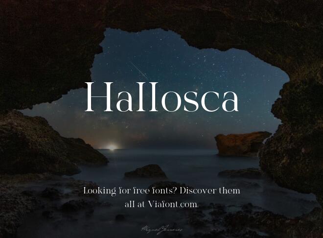 Hallosca Font