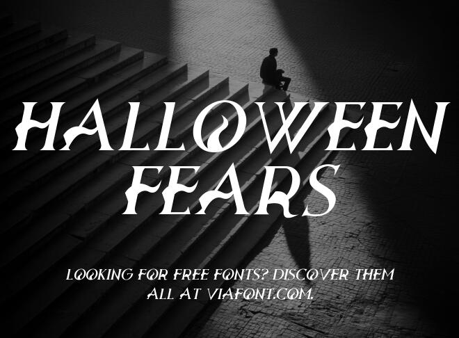 Halloween Fears Font