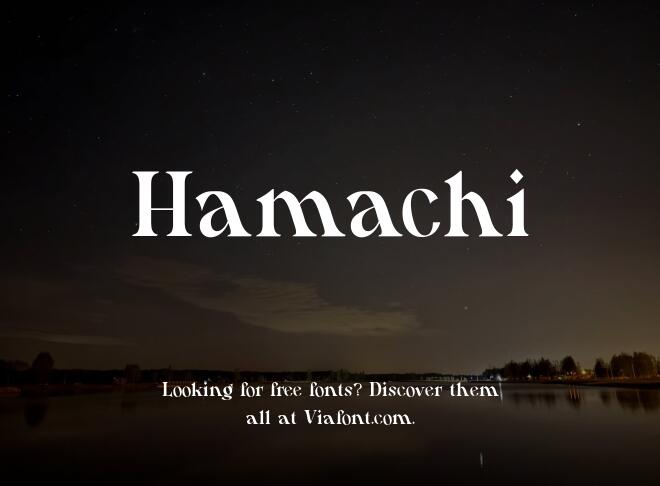 Hamachi Font