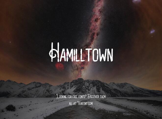 Hamilltown Font
