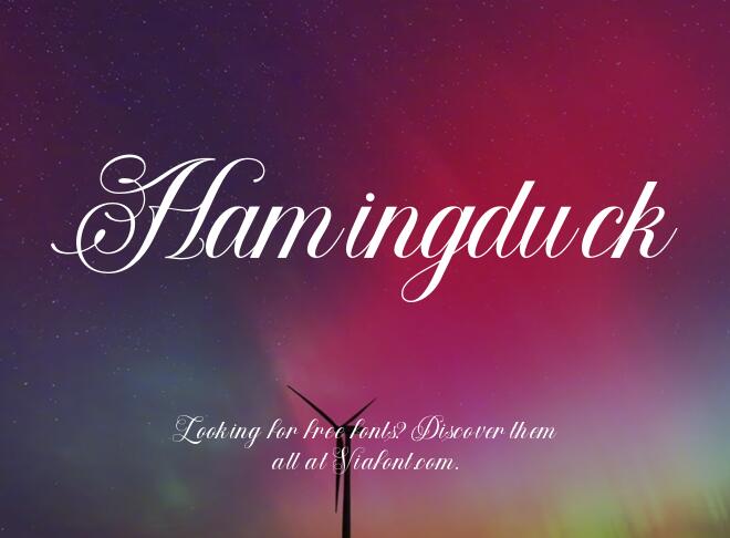 Hamingduck Font