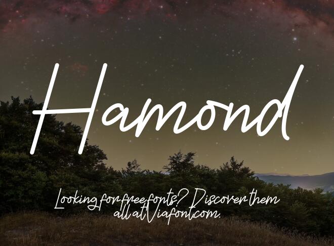 Hamond Font
