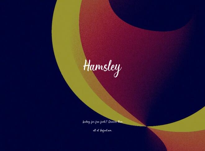 Hamsley Font