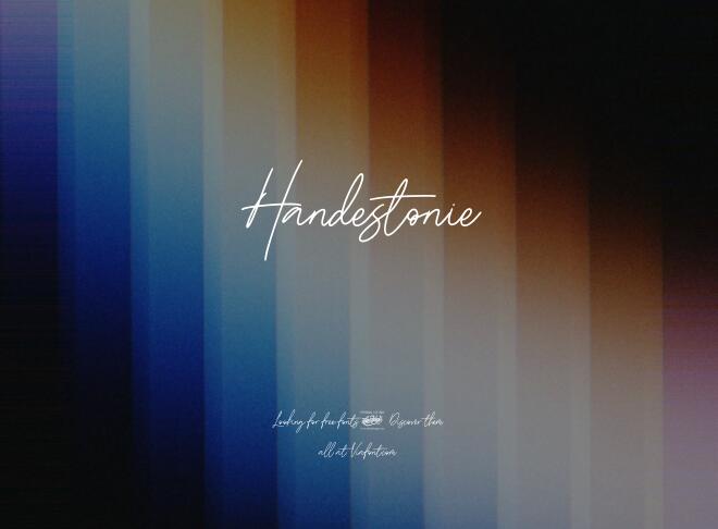 Handestonie Font