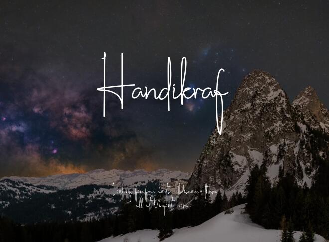 Handikraf Font