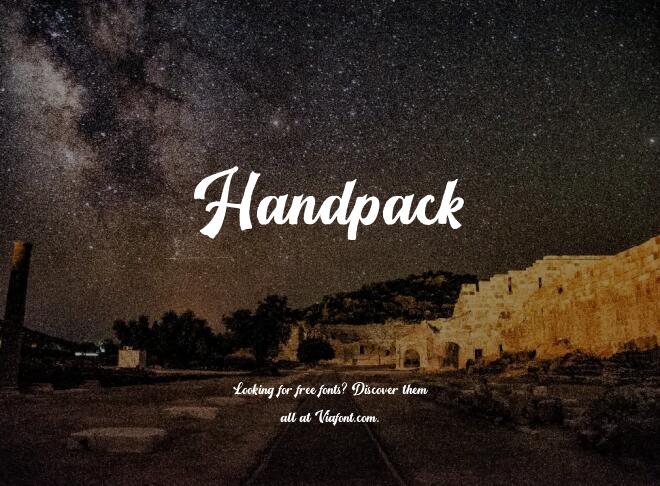 Handpack Font