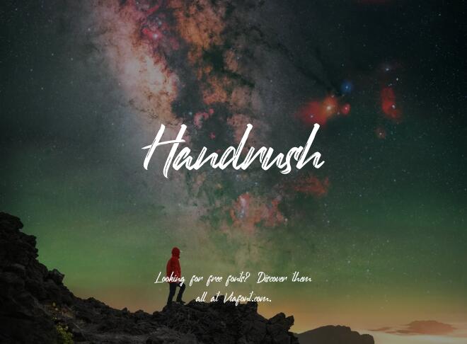 Handrush Font