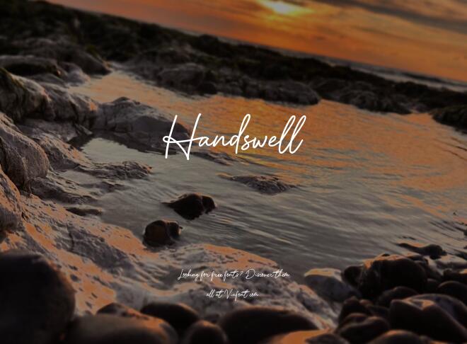 Handswell Font