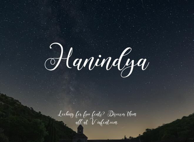 Hanindya Font