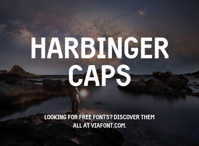 Harbinger Caps Font