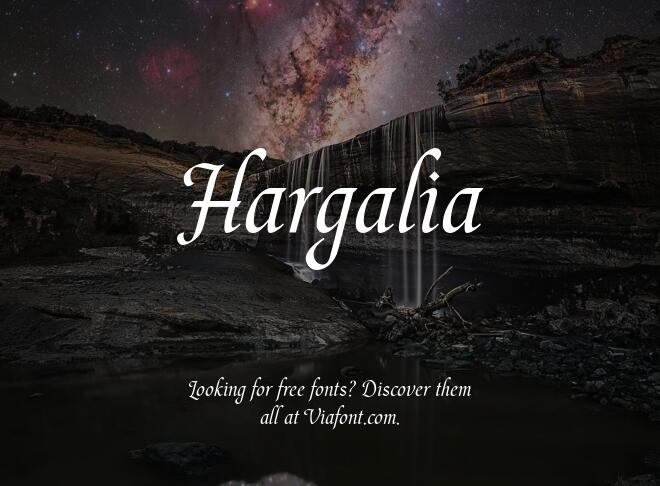 Hargalia Font