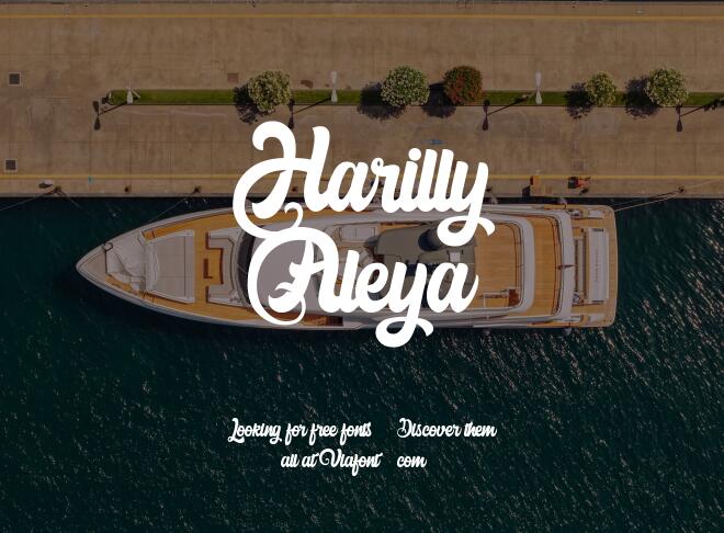 Harilly Aleya Font