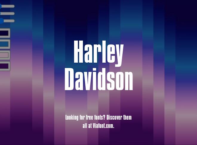 Harley Davidson Font