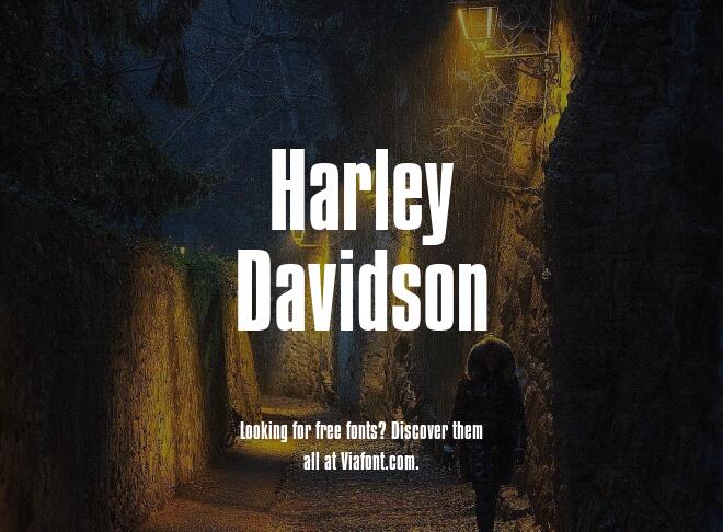 Harley Davidson Font