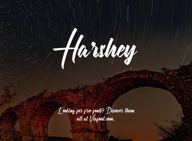 Harshey Font